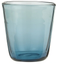 Trinkglas blau, Glas, 180 ml